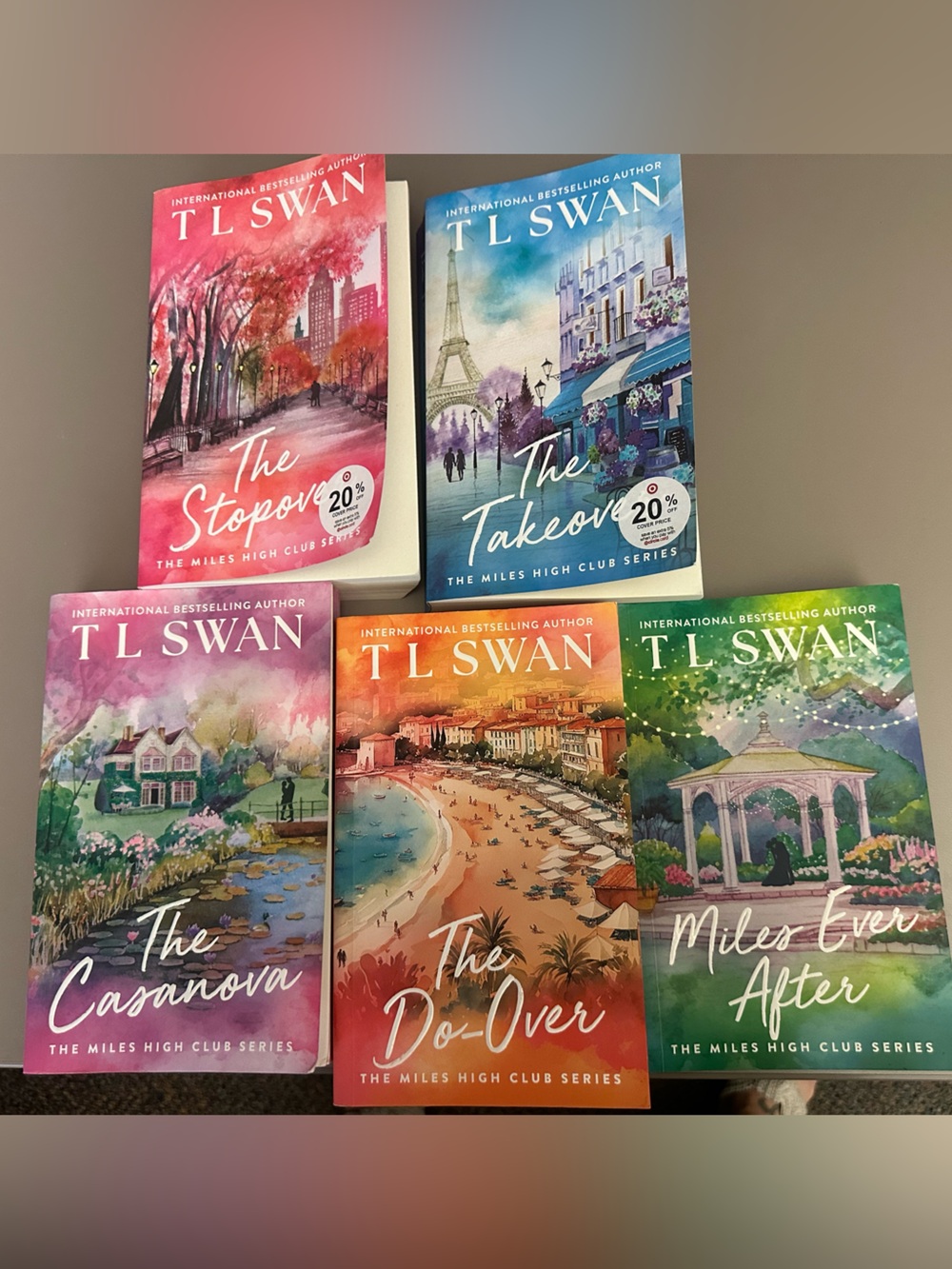 The Miles High Club Series Paperback Book Set - EUC